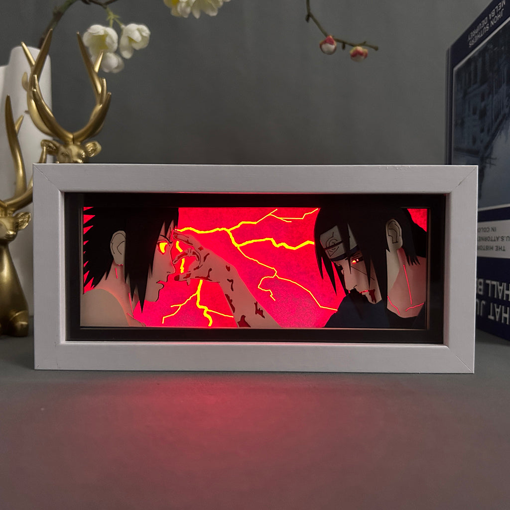 Anime Light Box: Sasuke x Itachi Inspired | Naruto Anime Gifts