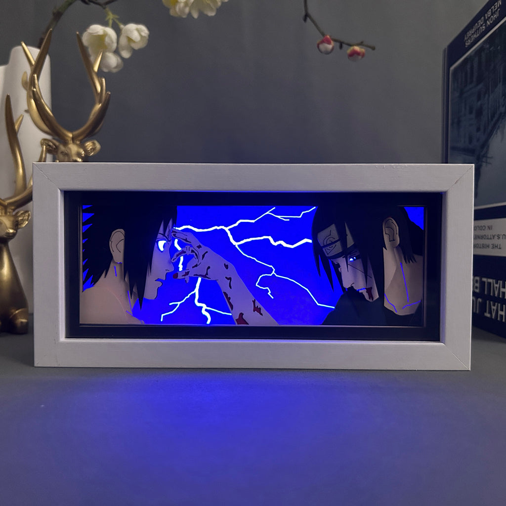 Anime Light Box: Sasuke x Itachi Inspired | Naruto Anime Gifts