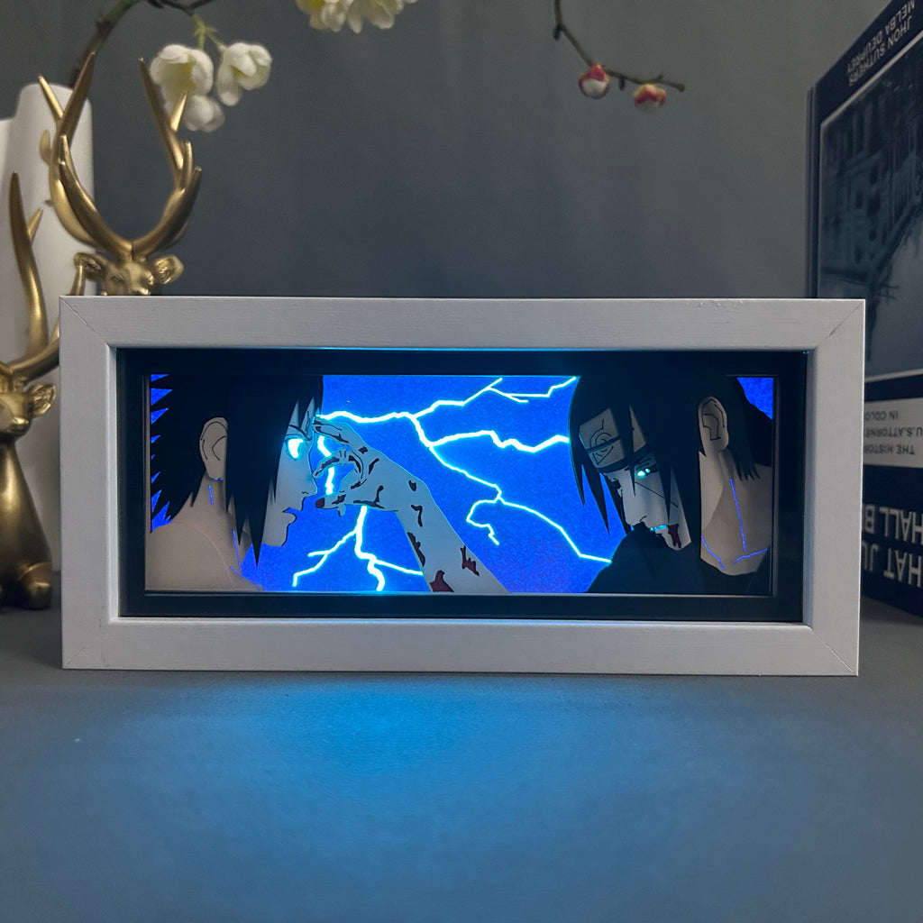 Anime Light Box: Sasuke x Itachi Inspired | Naruto Anime Gifts