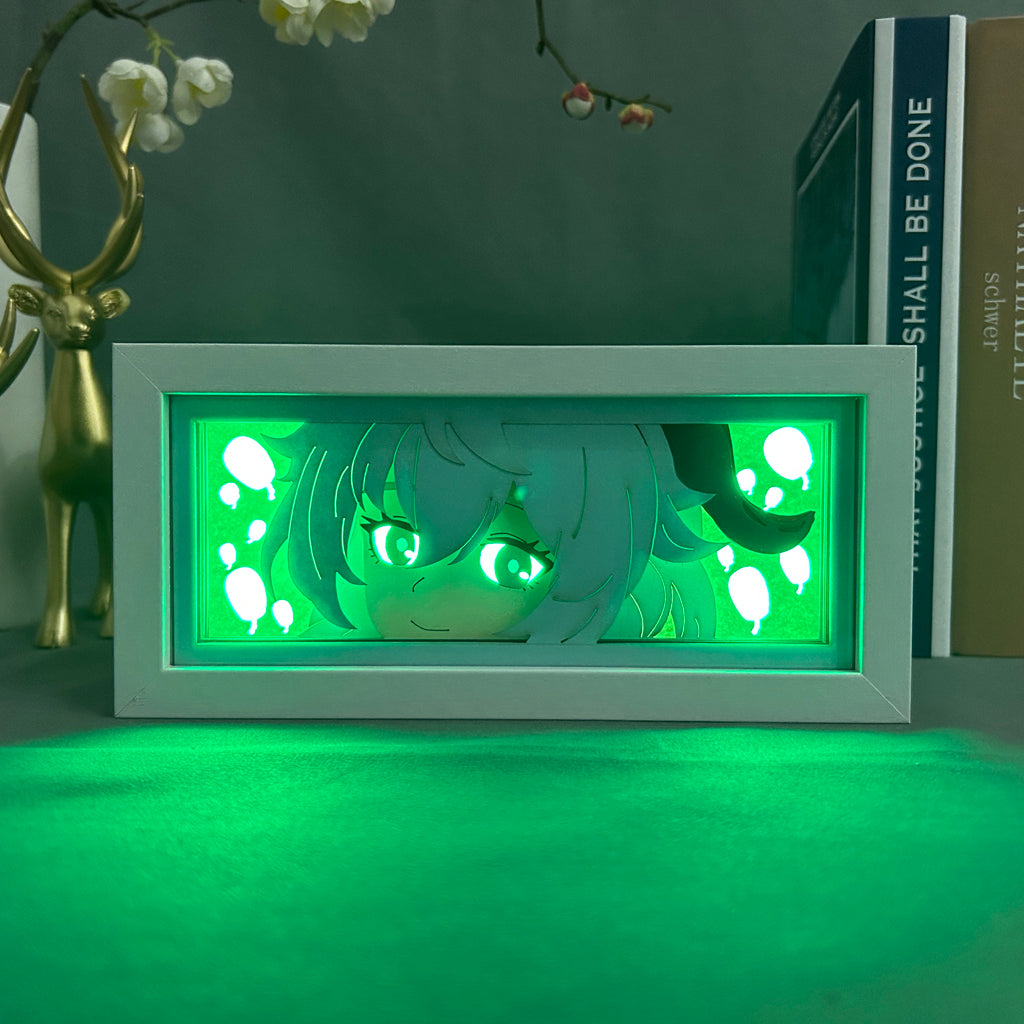 Anime Light Box: Ganyu Inspired | Genshin Impact Anime Gifts