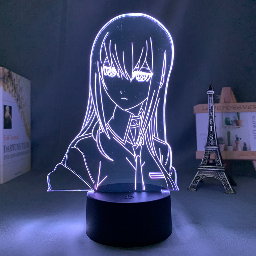 Anime Lamp: Kurisu Makise Inspired Night Light | Steins;Gate Anime Gifts