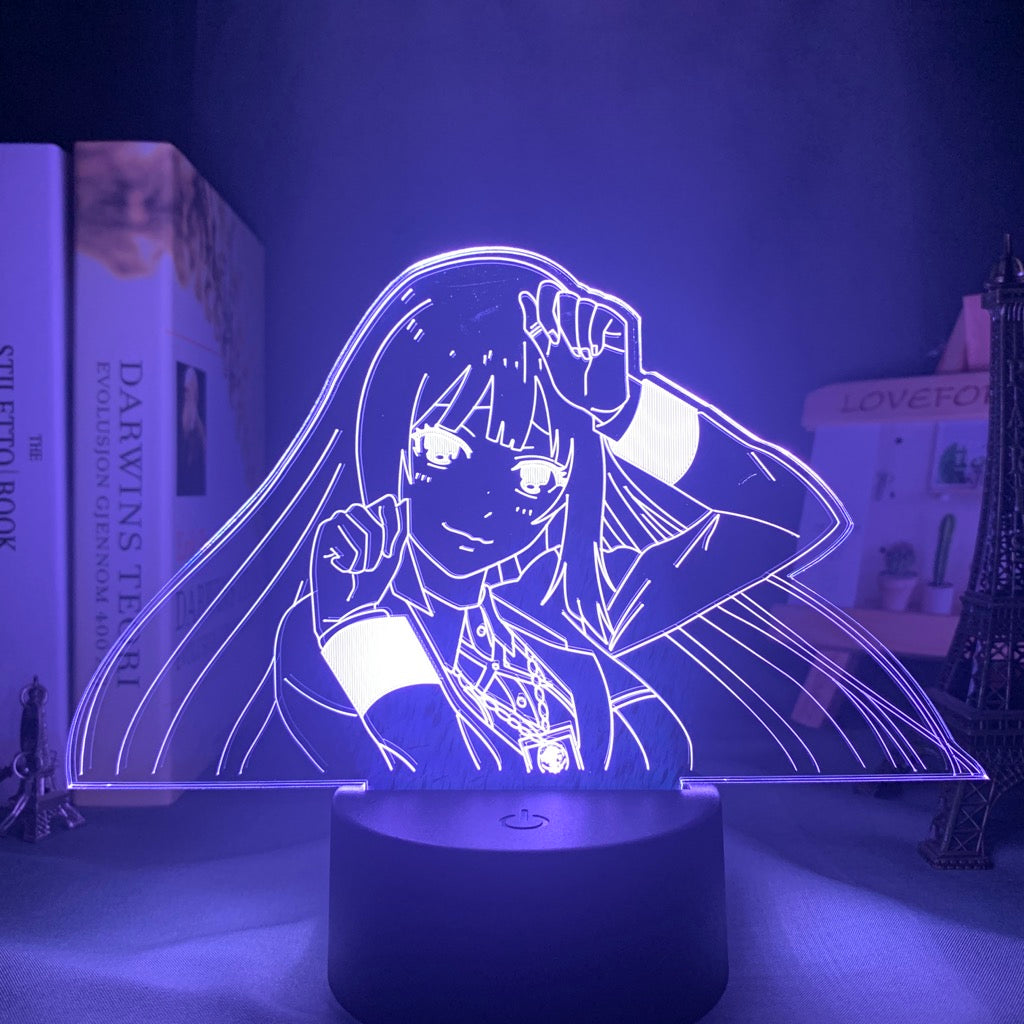Anime Lamp: Yumeko Jabami Inspired Night Light | Kakegurui Anime Gifts