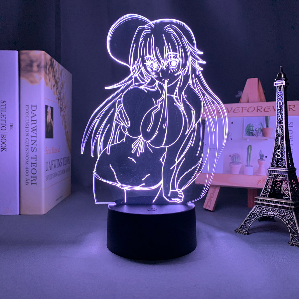 Anime Lamp: Rias Gremory Night Light | Highschool DxD Anime Gifts