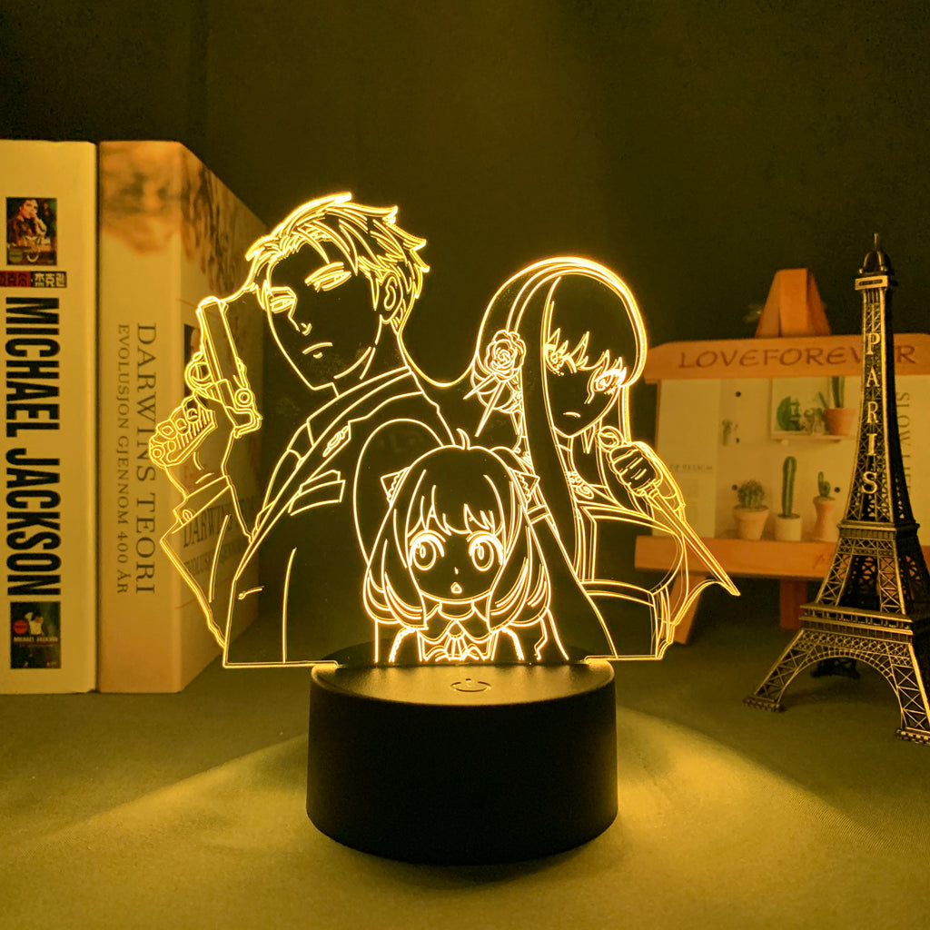 Anime Lamp: Forger Family Inspired Night Light | Spy x Family Anime Gifts