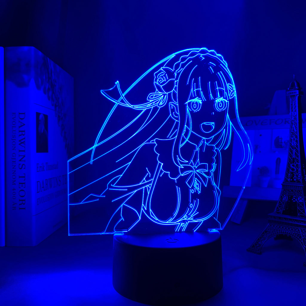 Anime Lamp: Emilia Inspired Night Light | Re Zero Anime Gifts