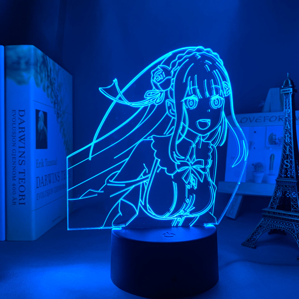 Anime Lamp: Emilia Inspired Night Light | Re Zero Anime Gifts