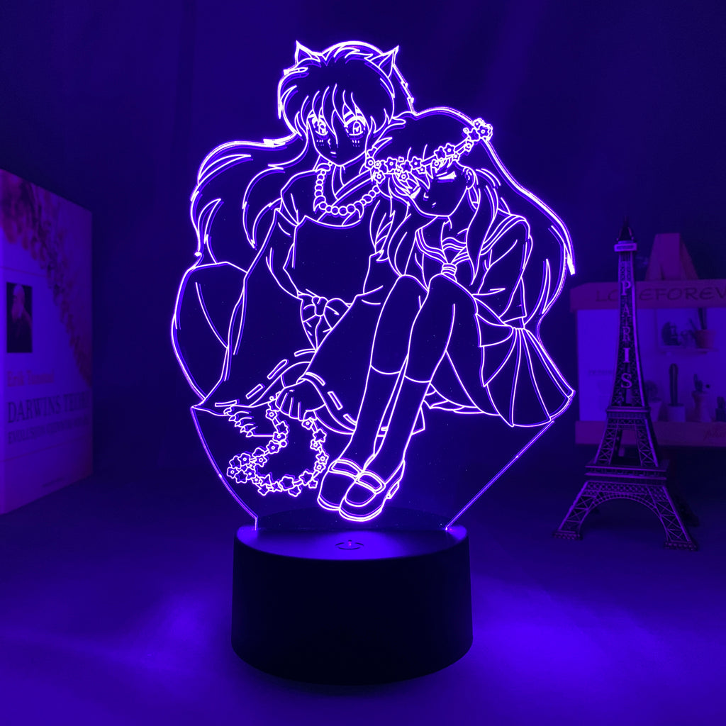 Anime Lamp: Inuyasha & Kagome