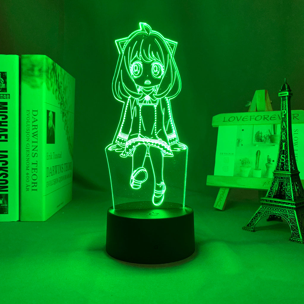 Anime Lamp: Anya Forger Inspired Night Light | Spy x Family Anime Gifts