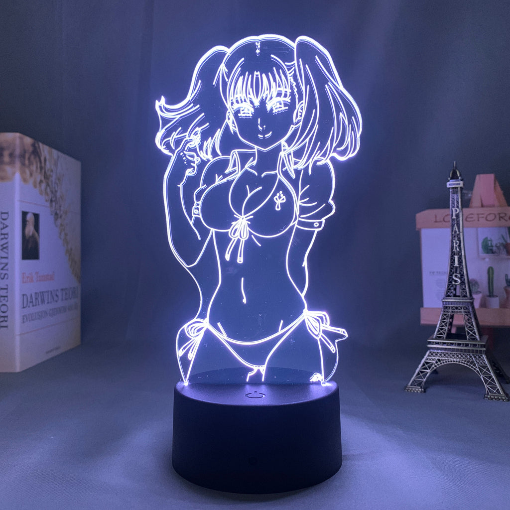 Anime Lamp: Diane Inspired Night Light | The Seven Deadly Sins Anime Gifts