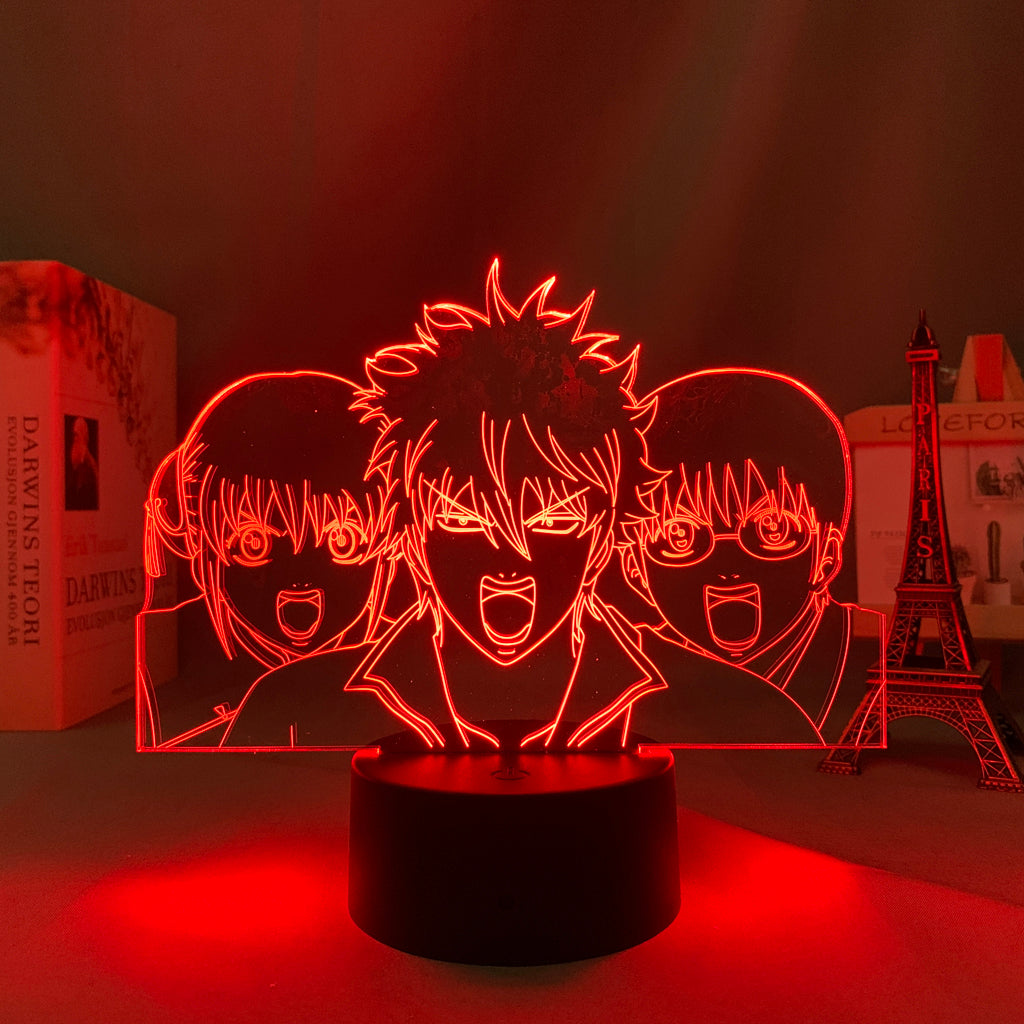 Anime Lamp: Gintoki, Kagura, Shinpachi | Gintama