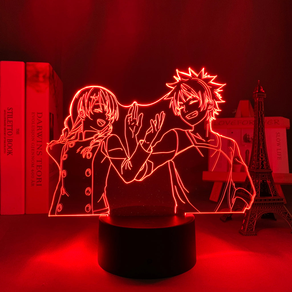 Anime Lamp: Megumi Tadokoro & Soma | Food Wars!