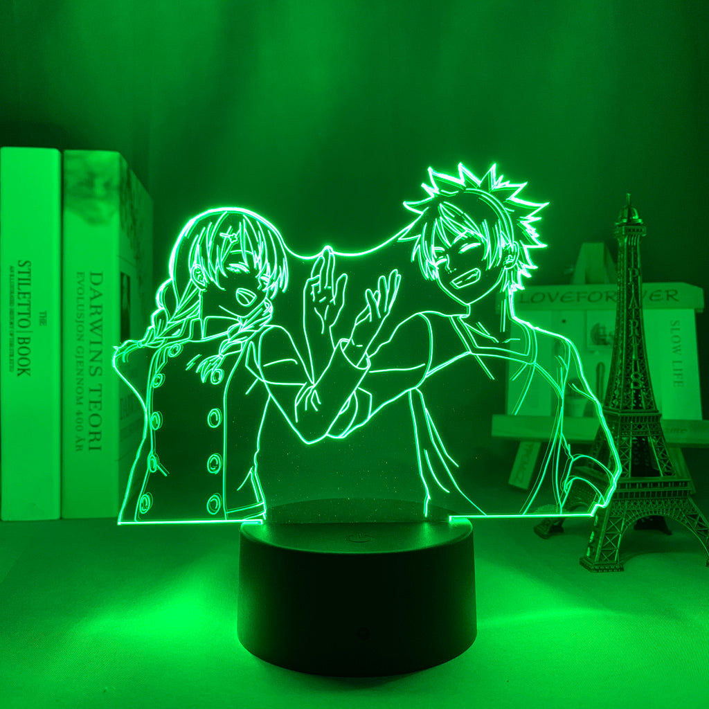 Anime Lamp: Megumi Tadokoro & Soma | Food Wars!
