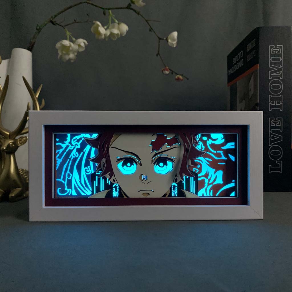 Anime Light Box: Tanjiro Kamado Inspired | Demon Slayer Anime Gifts