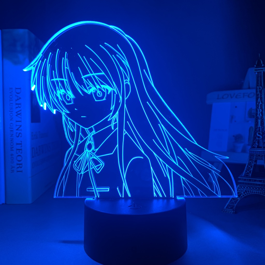 Anime Lamp: Kanade Tachibana Inspired Night Light | Angel Beats Anime Gifts