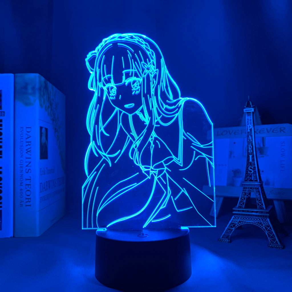 Anime Lamp: Emilia | Re Zero