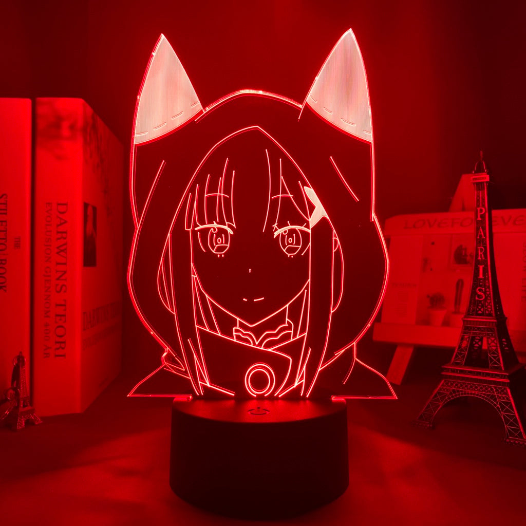 Anime Lamp: Emilia Inspired Night Light | Re Zero Anime Gifts