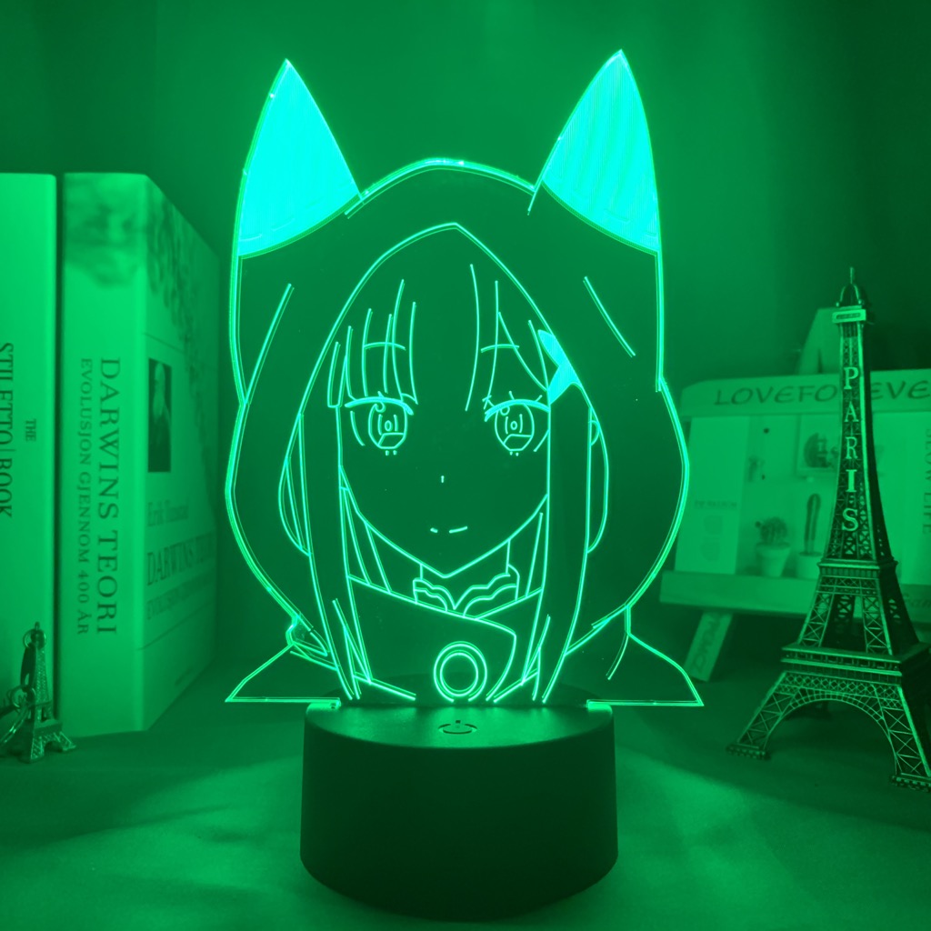 Anime Lamp: Emilia Inspired Night Light | Re Zero Anime Gifts