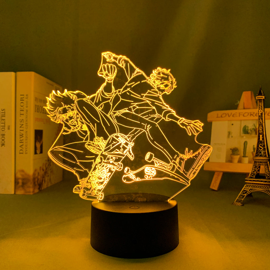 Anime Lamp: Reki x Langa Inspired Night Light | SK8 the Infinity Anime Gifts
