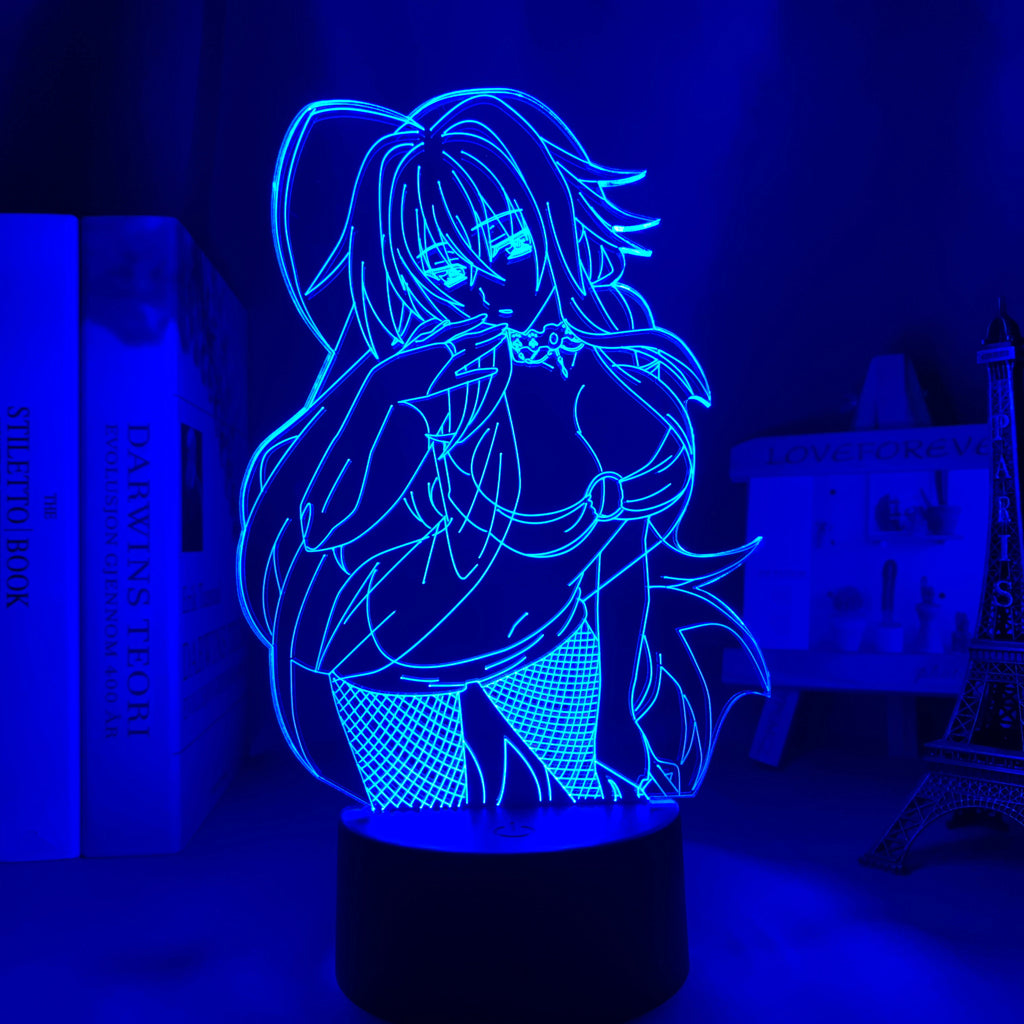 Anime Lamp: Rias Gremory Night Light | Highschool DxD Anime Gifts