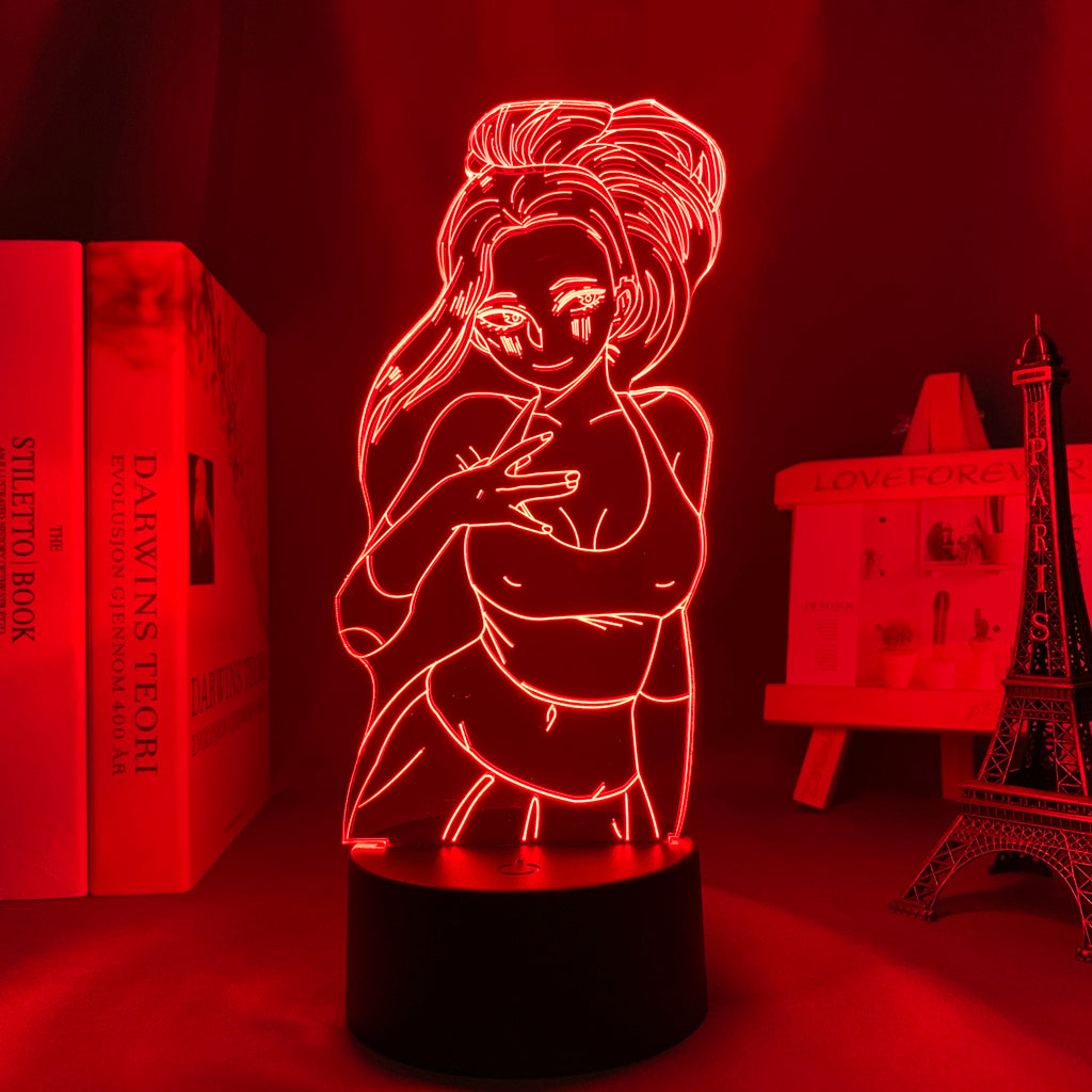 Anime Lamp: Momo Yaoyorozu Inspired Night Light | My Hero Academia Anime Gifts