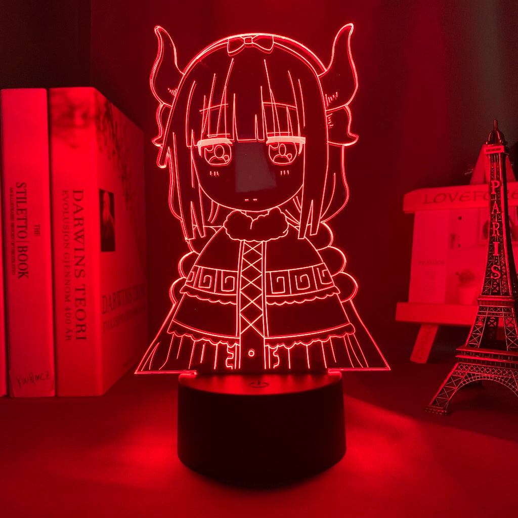 Anime Lamp: Kanna Kamui Night Light | Miss Kobayashi's Dragon Maid Anime Gifts