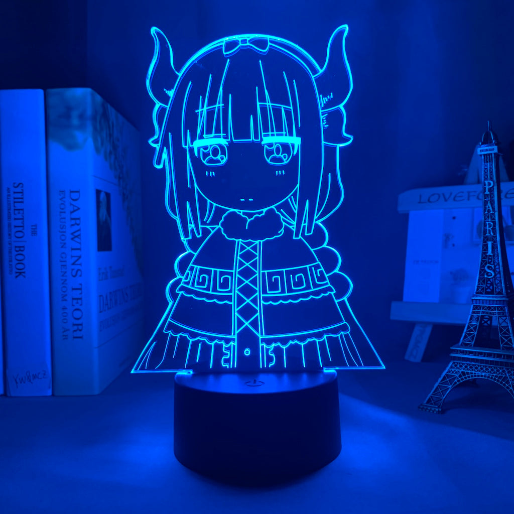 Anime Lamp: Kanna Kamui Night Light | Miss Kobayashi's Dragon Maid Anime Gifts