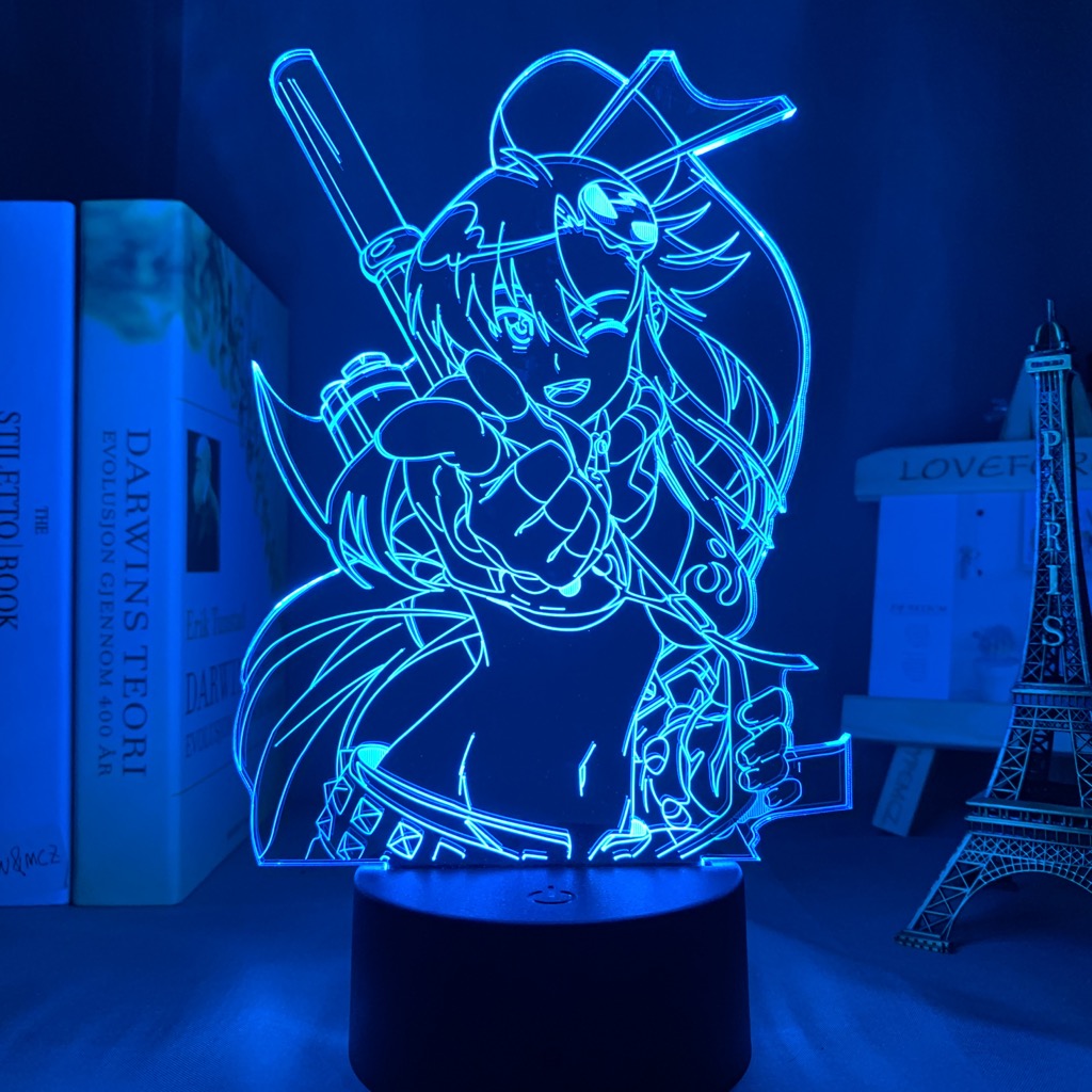 Anime Lamp: Yoko Littner Inspired Night Light | Gurren Lagann Anime Gifts