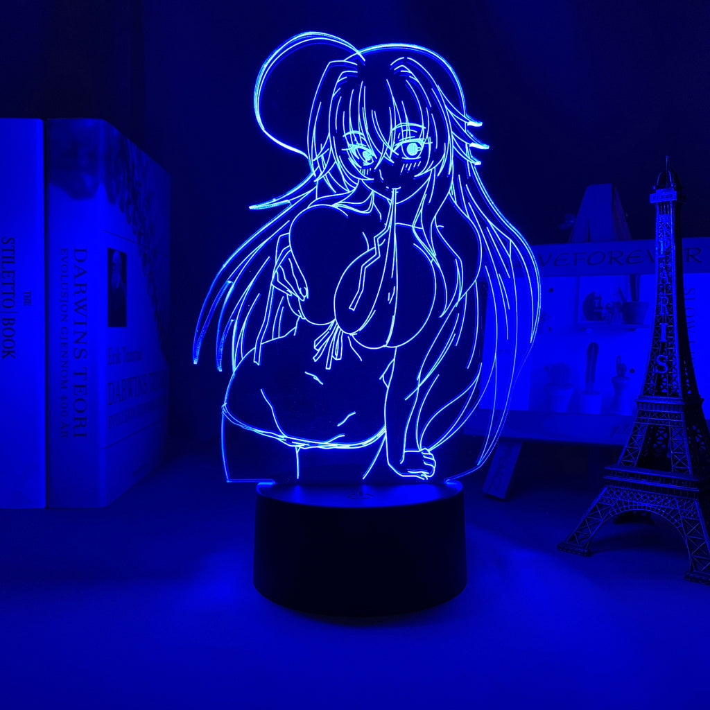 Anime Lamp: Rias Gremory Night Light | Highschool DxD Anime Gifts
