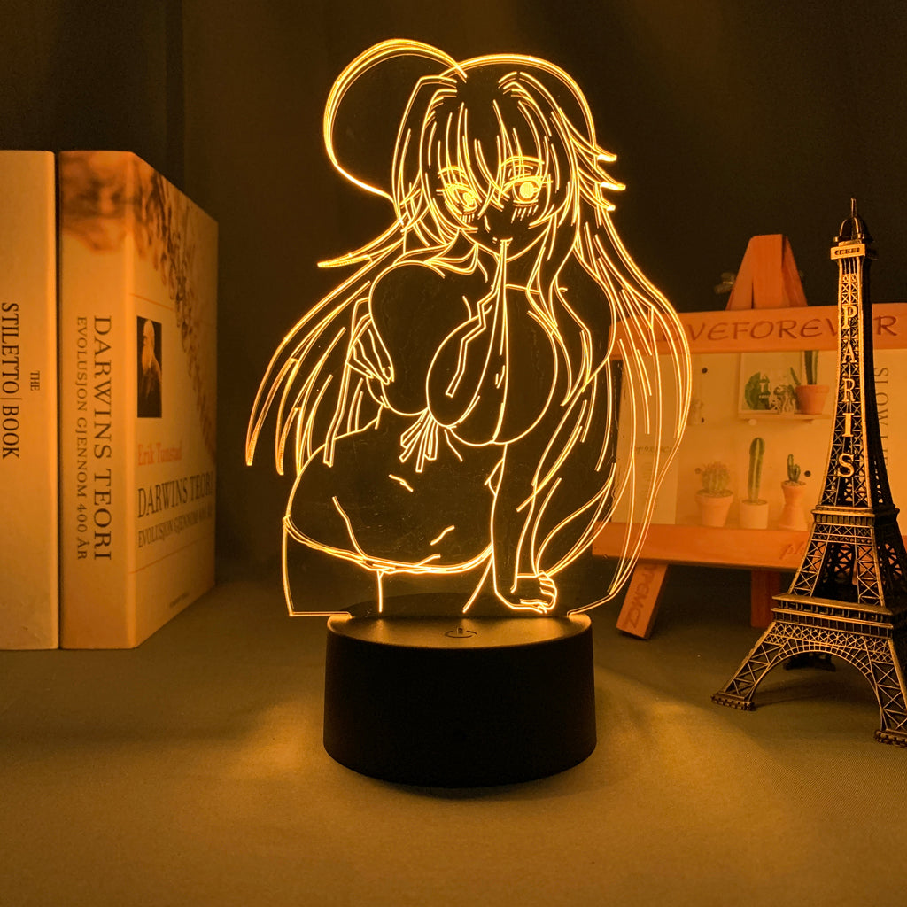 Anime Lamp: Rias Gremory Night Light | Highschool DxD Anime Gifts