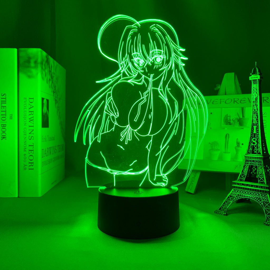 Anime Lamp: Rias Gremory Night Light | Highschool DxD Anime Gifts
