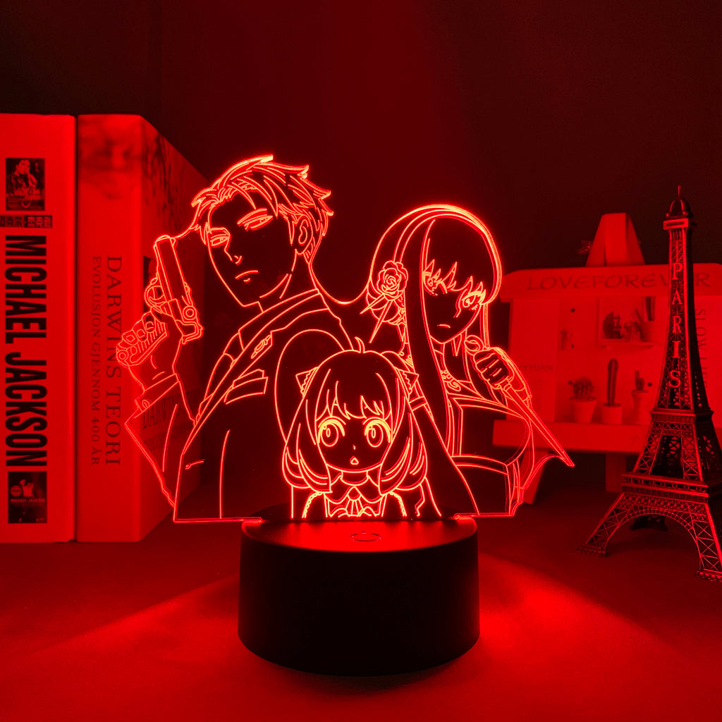 Anime Lamp: Forger Family Inspired Night Light | Spy x Family Anime Gifts