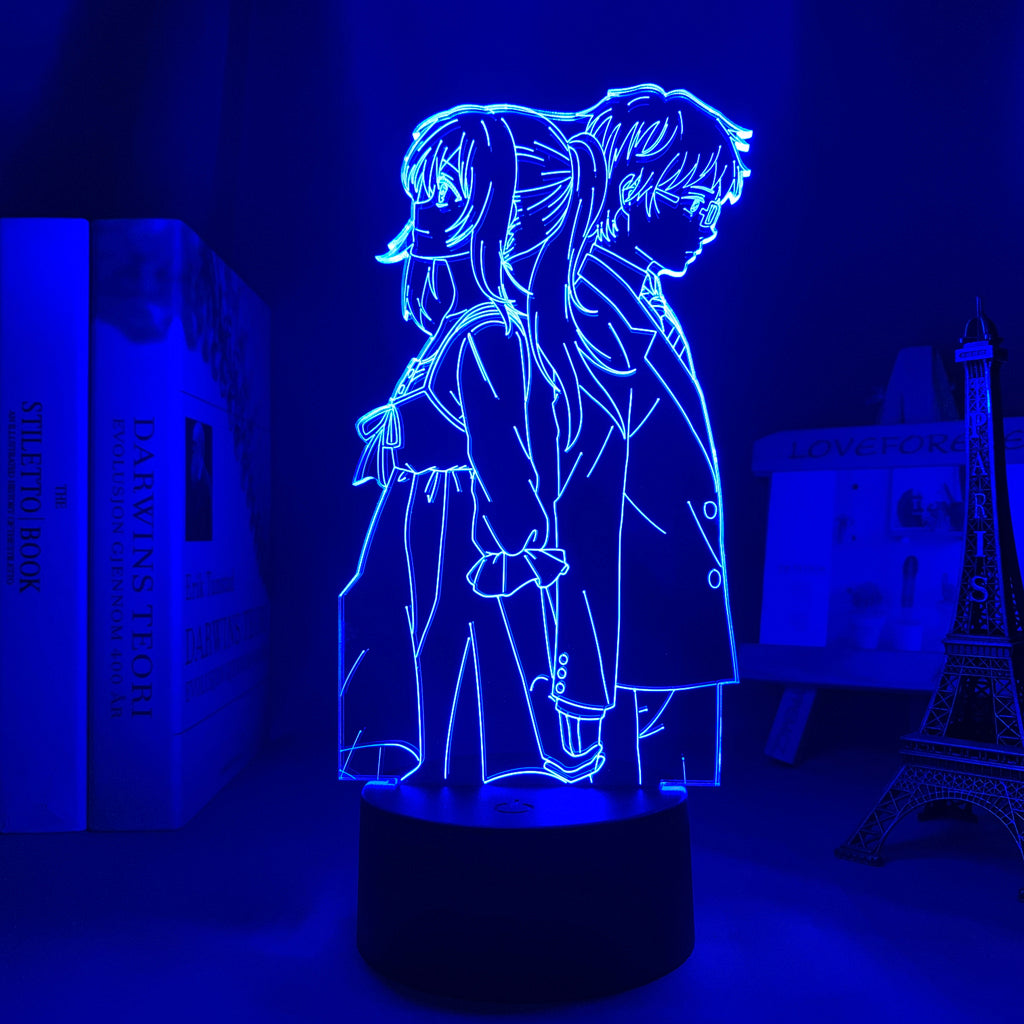 Anime Lamp: Kaori Miyazono & Kousei Arima Inspired Night Light | Your Lie in April Anime Gifts