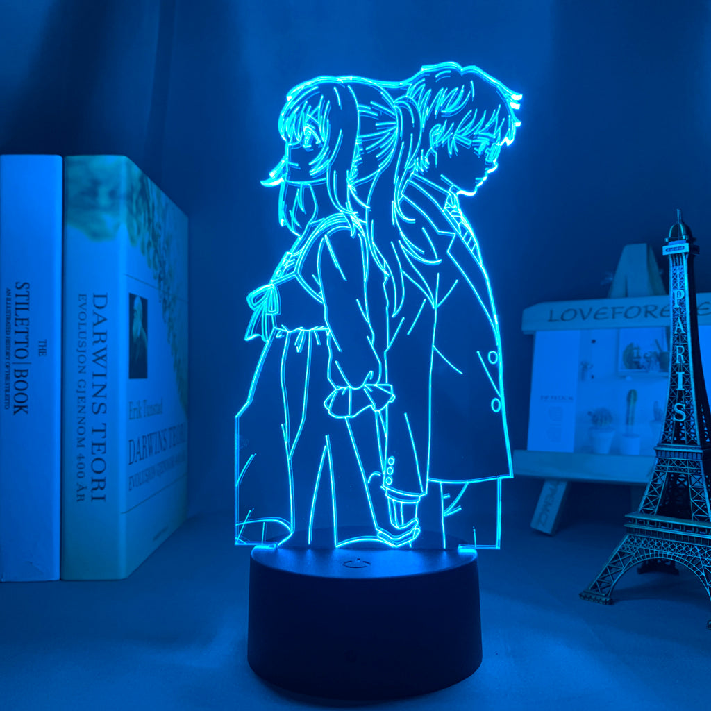 Anime Lamp: Kaori Miyazono & Kousei Arima Inspired Night Light | Your Lie in April Anime Gifts
