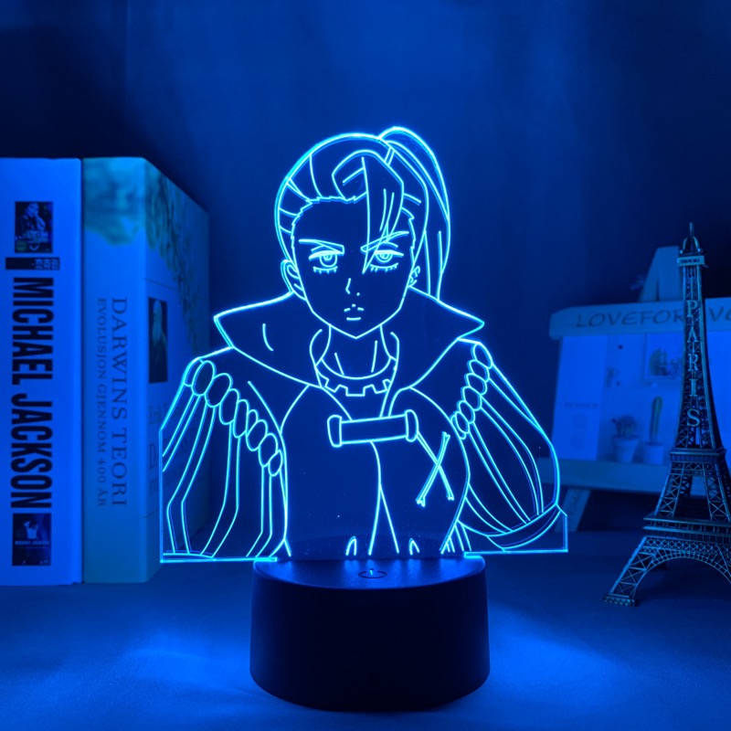 Anime Lamp: Jericho Inspired Night Light | The Seven Deadly Sins Anime Gifts