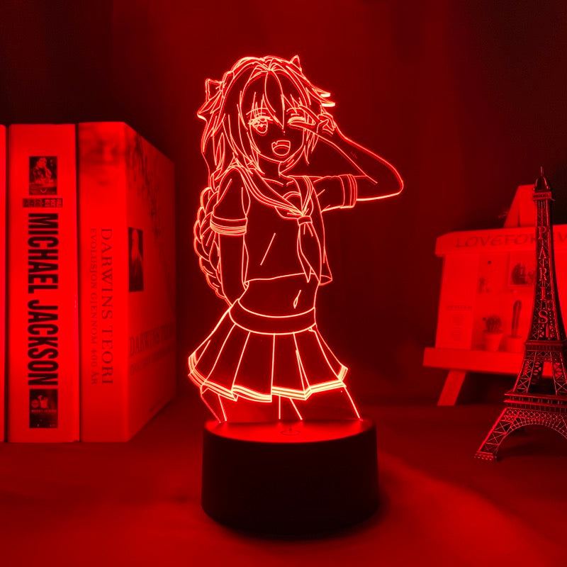 Anime Lamp: Astolfo Inspired Night Light | Fate Series Anime Gifts