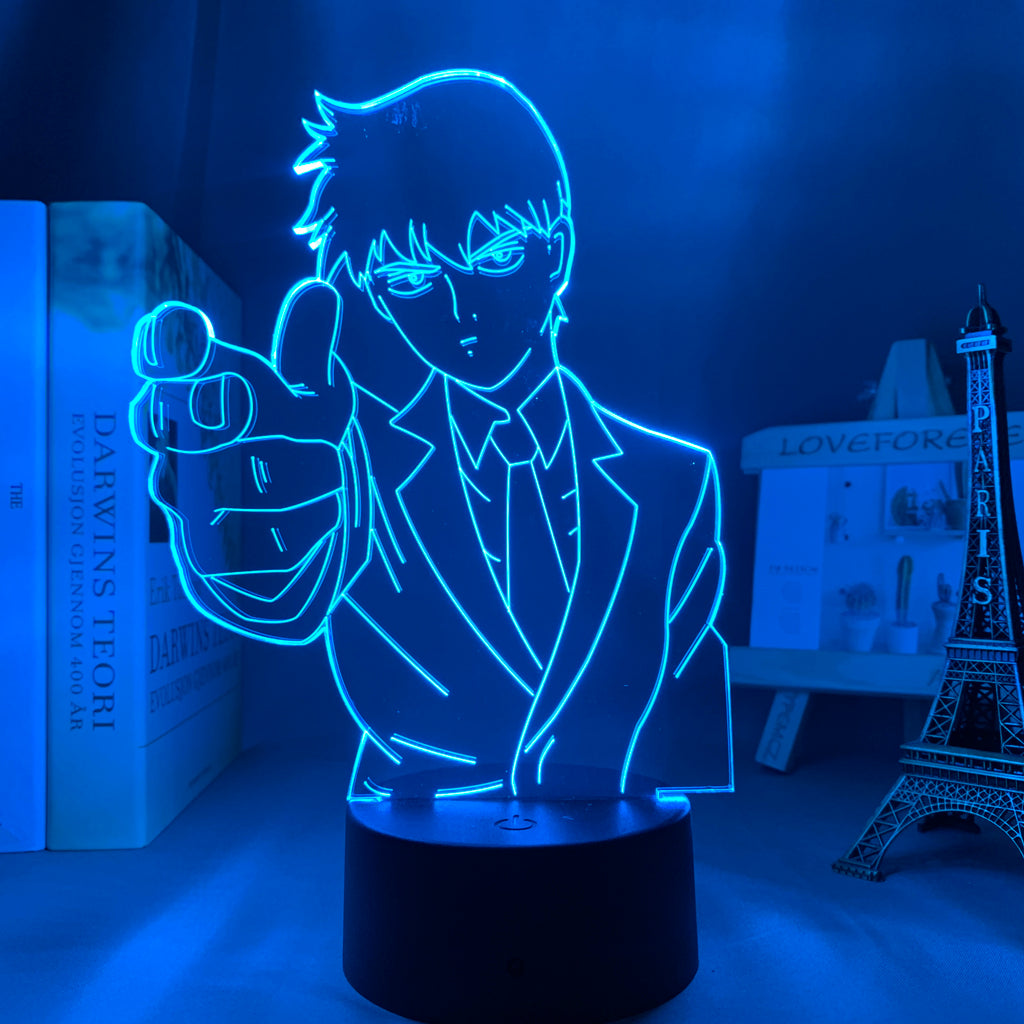 Anime Lamp: Reigen Inspired Night Light | Mob Psycho Anime Gifts