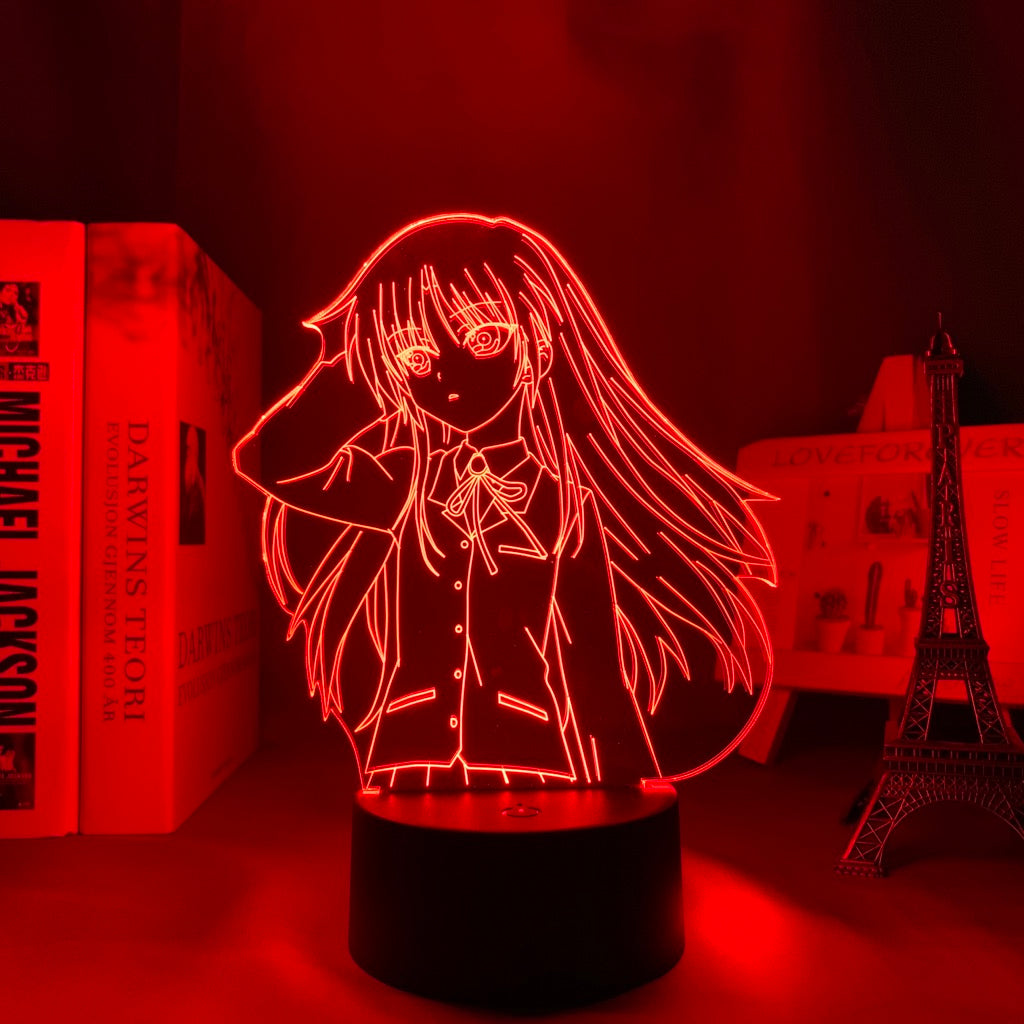 Anime Lamp: Kanade Tachibana Inspired Night Light | Angel Beats Anime Gifts