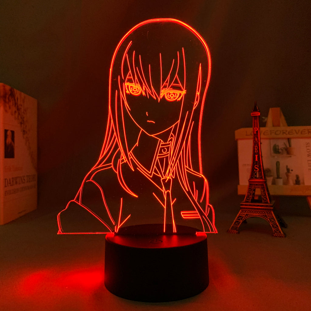 Anime Lamp: Kurisu Makise Inspired Night Light | Steins;Gate Anime Gifts