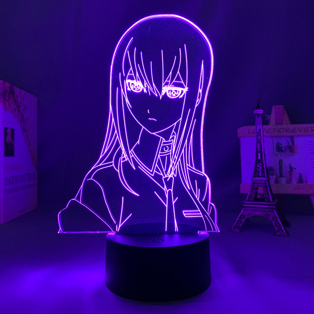 Anime Lamp: Kurisu Makise Inspired Night Light | Steins;Gate Anime Gifts