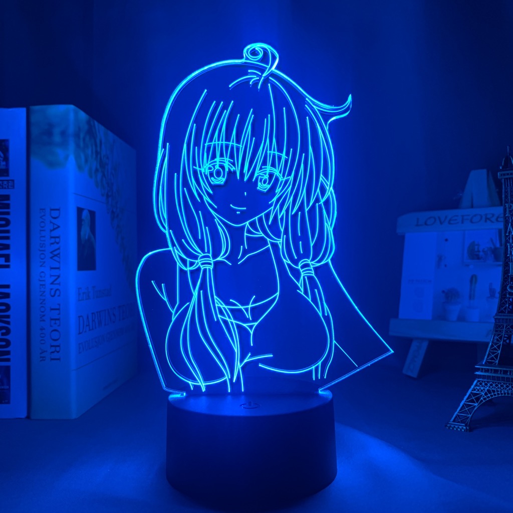 Anime Lamp: Lala Satalin Deviluke Inspired Night Light | To Love Ru Anime Gifts