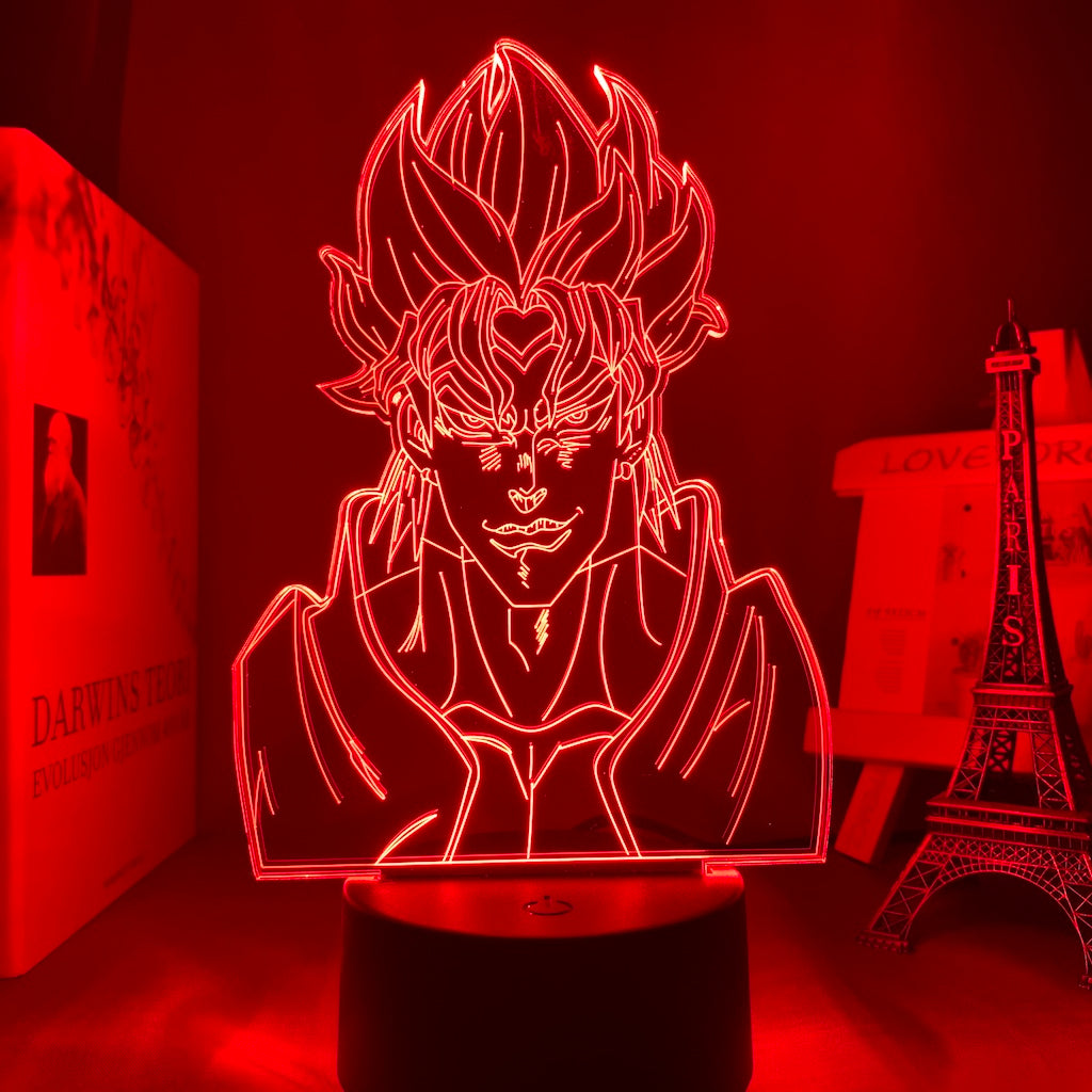 Anime Lamp: Dio Inspired Night Light | JoJo's Bizarre Adventure Anime Gifts
