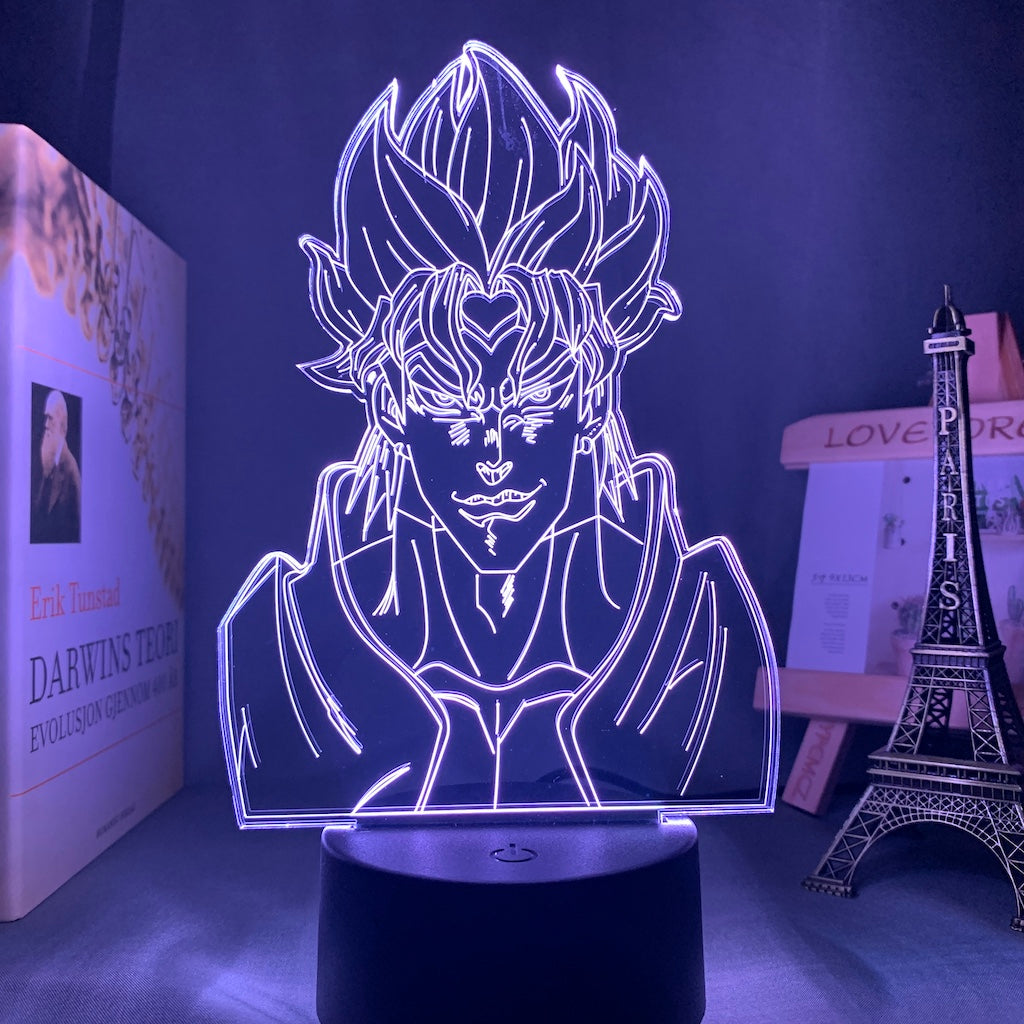 Anime Lamp: Dio Inspired Night Light | JoJo's Bizarre Adventure Anime Gifts