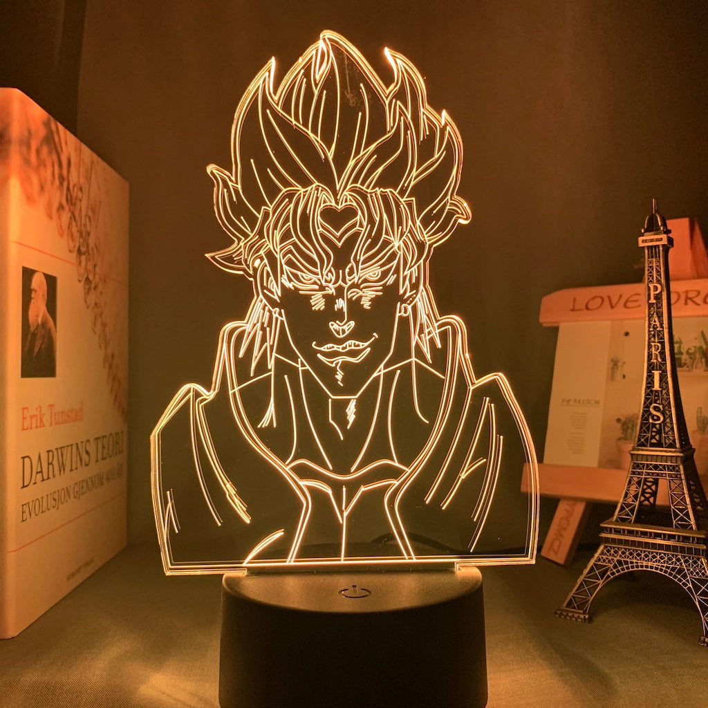 Anime Lamp: Dio Inspired Night Light | JoJo's Bizarre Adventure Anime Gifts