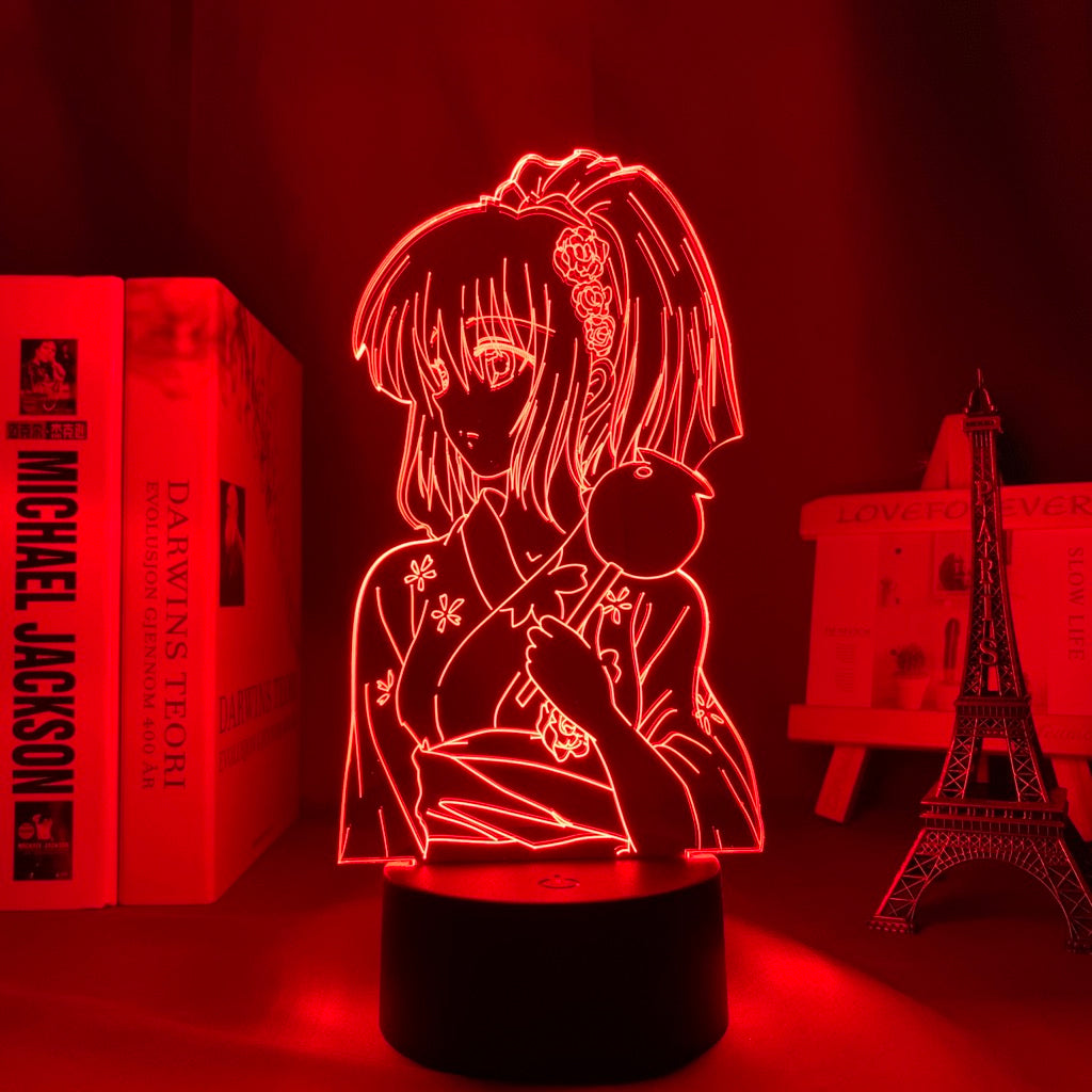 Anime Lamp: Momo Belia Deviluke Inspired Night Light | To Love Ru Anime Gifts