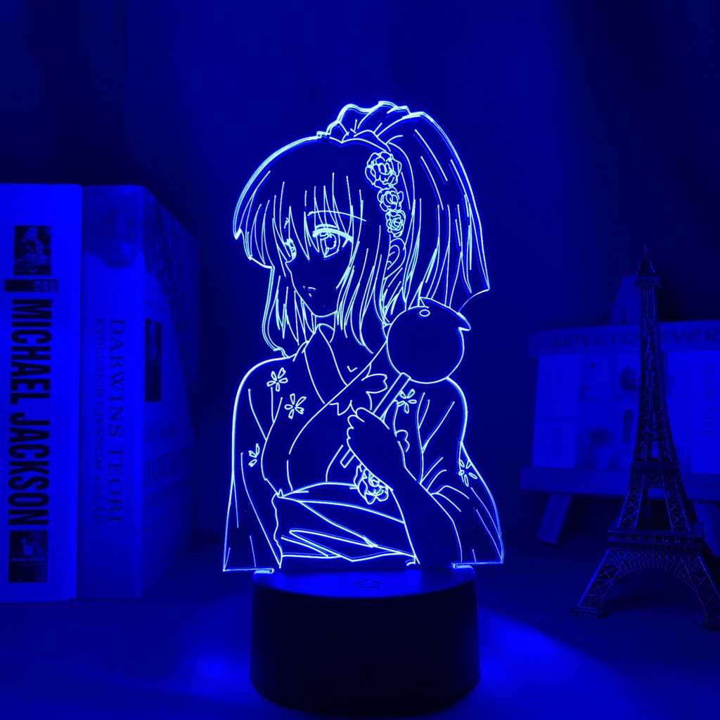 Anime Lamp: Momo Belia Deviluke Inspired Night Light | To Love Ru Anime Gifts