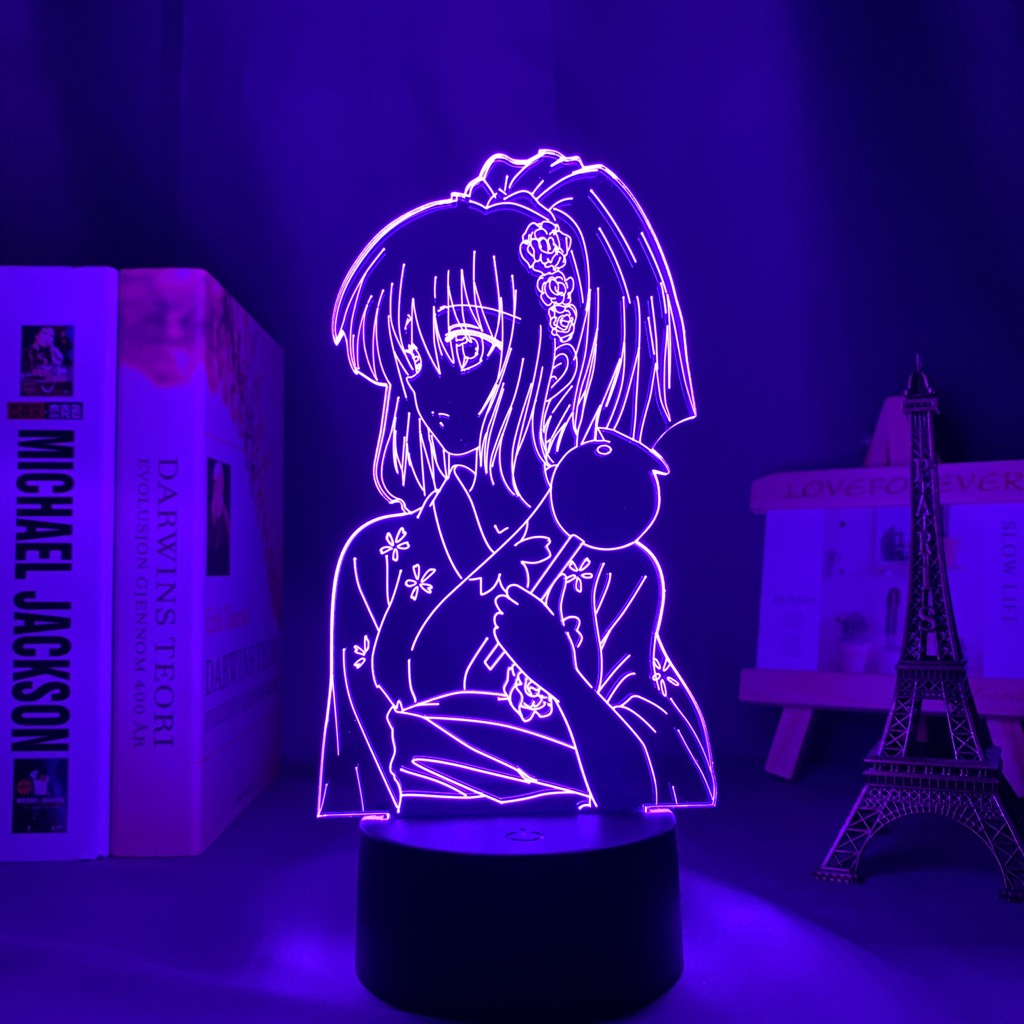 Anime Lamp: Momo Belia Deviluke Inspired Night Light | To Love Ru Anime Gifts