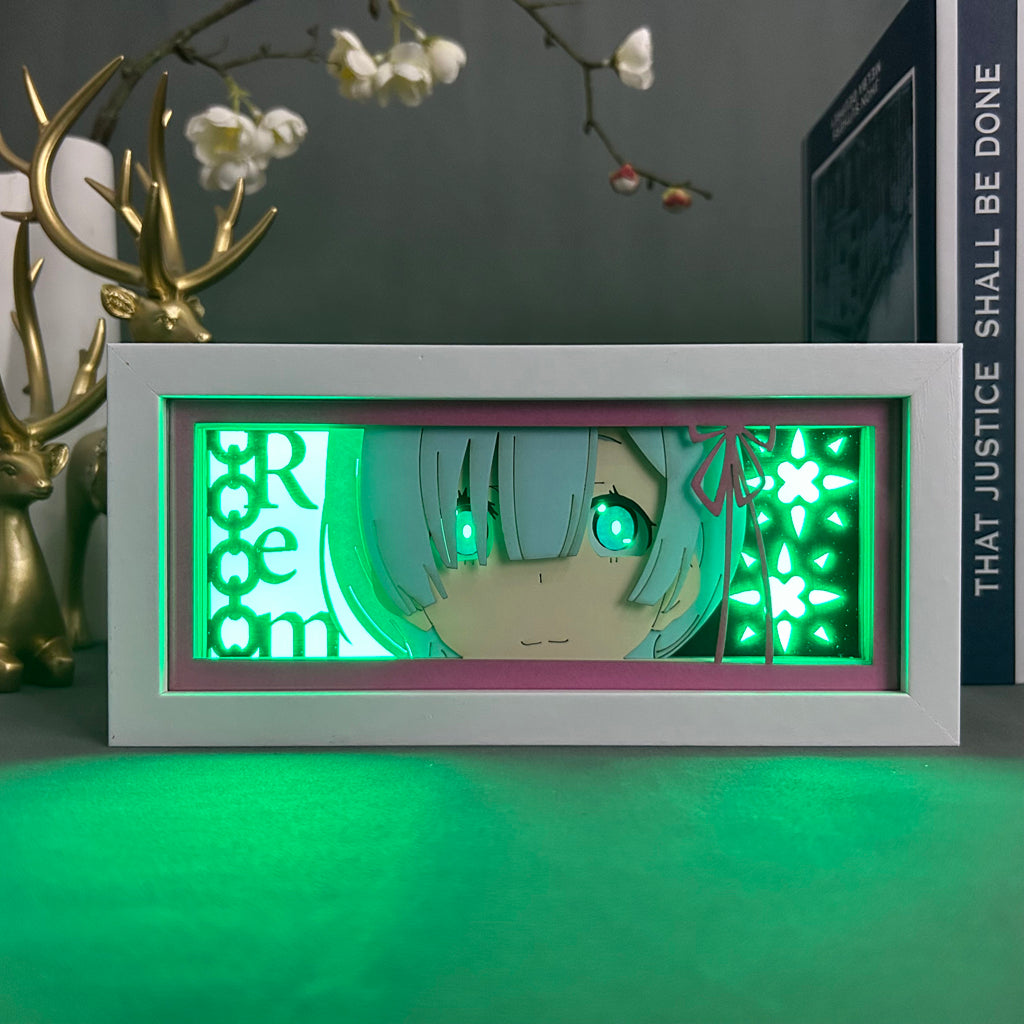 Anime Light Box: Rem Inspired | Re Zero Anime Gifts