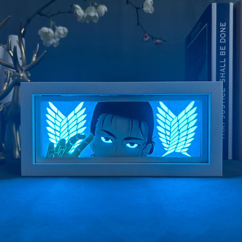 Anime Light Box: Eren Yeager Inspired | Attack on Titan Anime Gifts