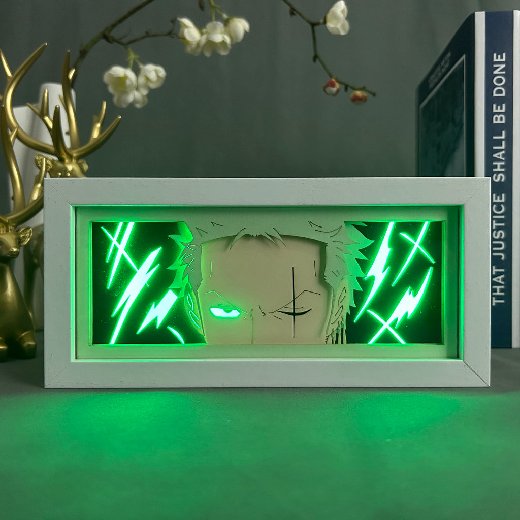 Anime Light Box: Zoro Inspired | One Piece Anime Gifts