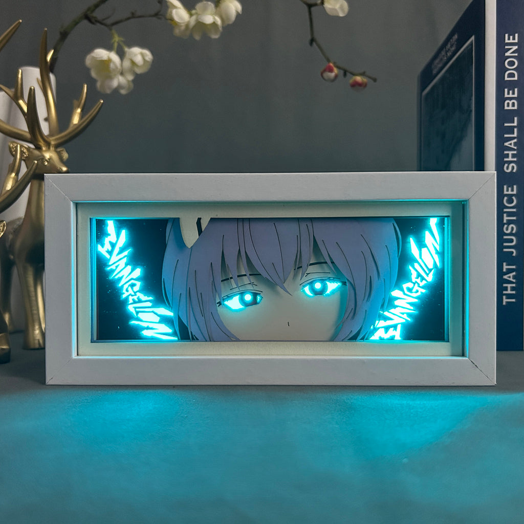 Anime Light Box: Rei Ayanami Inspired | Neon Genesis Evangelion Anime Gifts